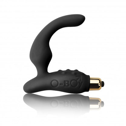 Rocks Off OBoy 7 Prostate Massager Black - Peaches & Cream