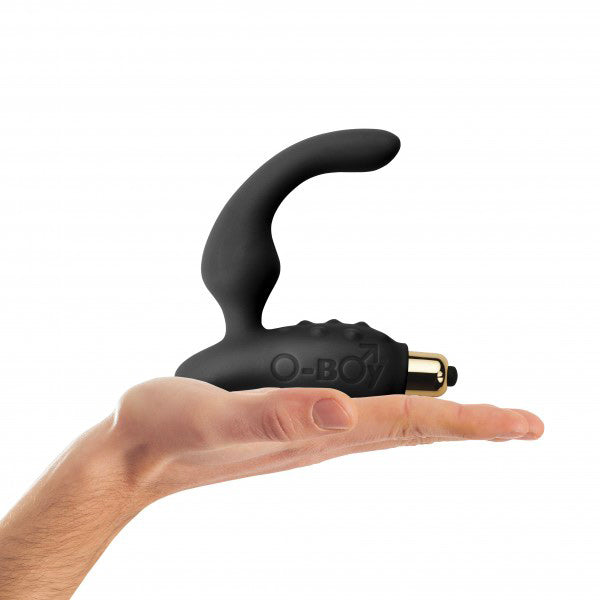 Rocks Off OBoy 7 Prostate Massager Black - Peaches & Cream