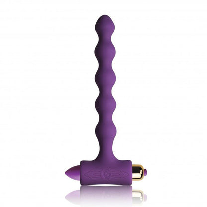 Rocks Off Pearls Petite Sensations Purple Butt Plug - Peaches & Cream