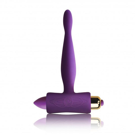 Rocks Off Teazer Petite Sensations Purple Butt Plug - Peaches & Cream