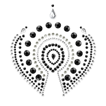 Bijoux Indiscrets Flamboyant Rhinestone Jewellery Black Silver - Peaches & Cream