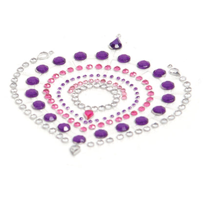 Bijoux Indiscrets Flamboyant Rhinestone Jewellery Purple Pink - Peaches & Cream