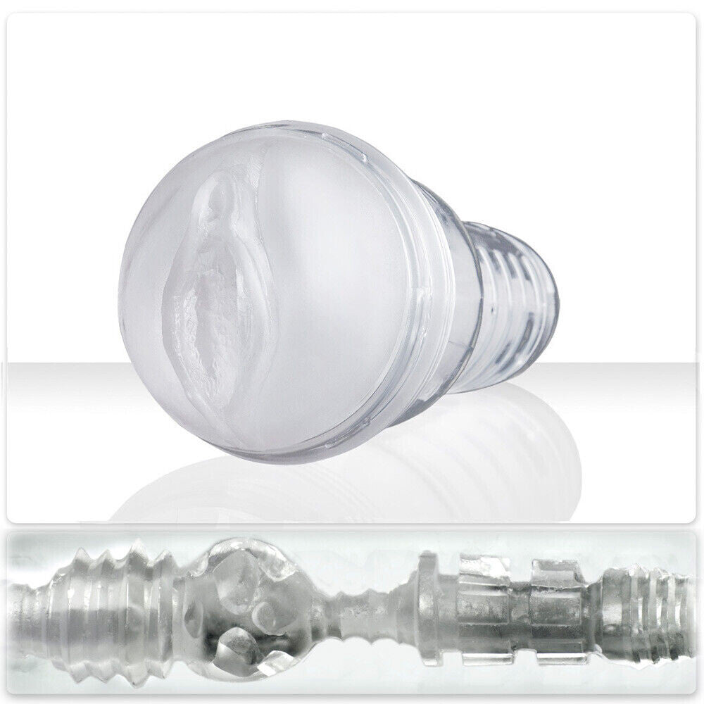 Fleshlight Ice Lady Crystal Masturbator - Peaches & Cream