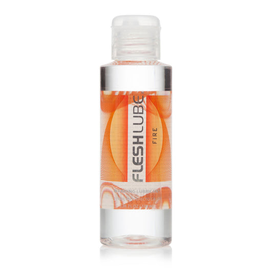 Fleshlube Fire Warming Lubricant 100ml - Peaches & Cream