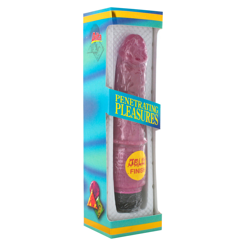 Jelly Vibrator Purple - Peaches & Cream