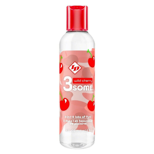 ID 3some Wild Cherry 3 In 1 Lubricant 118ml - Peaches & Cream