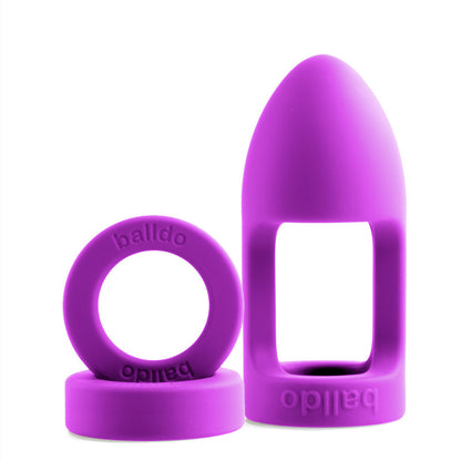 Balldo The Worlds First Ball Dildo Purple - Peaches & Cream