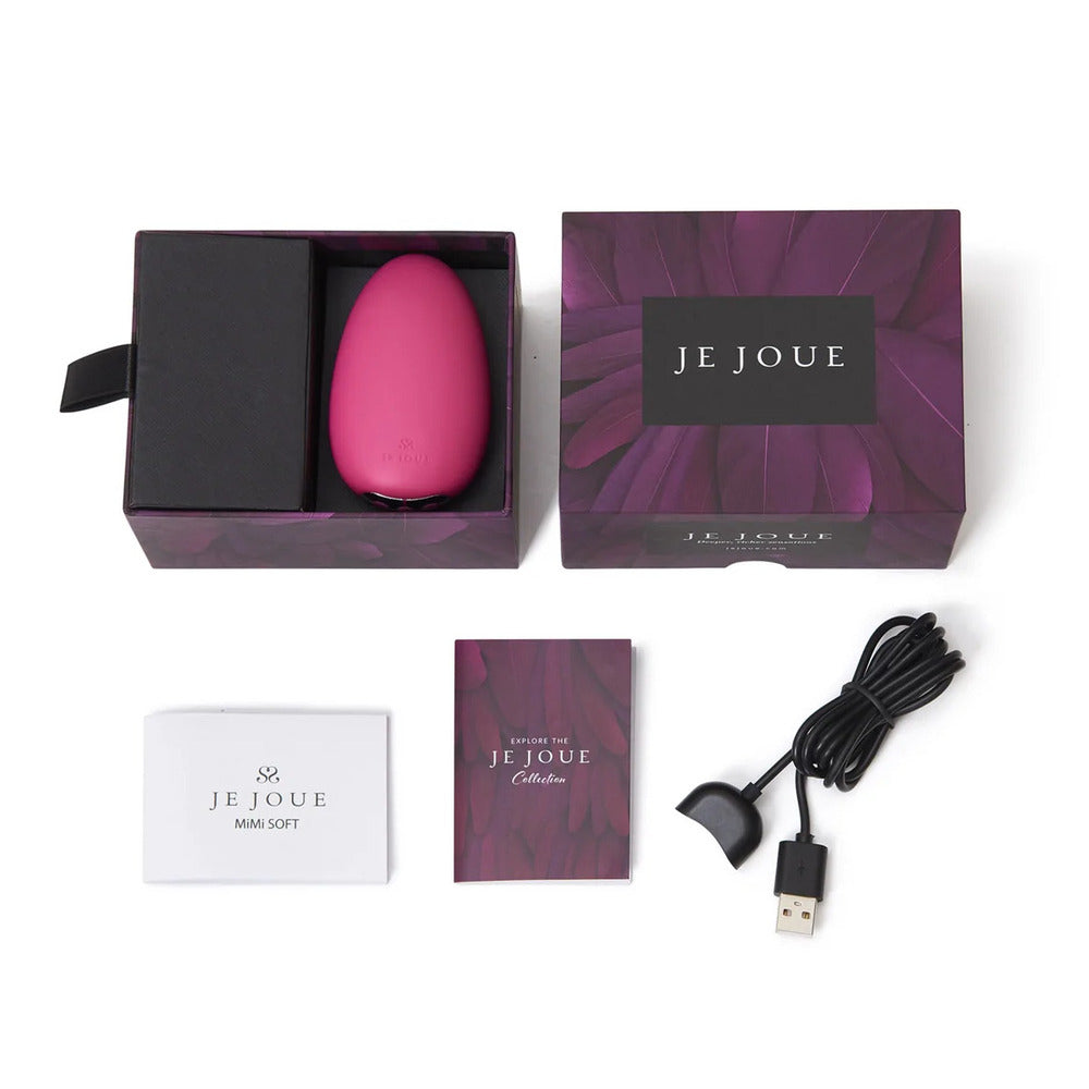 Je Joue Mimi Soft Clitoral Vibrator Fuchsia - Peaches & Cream