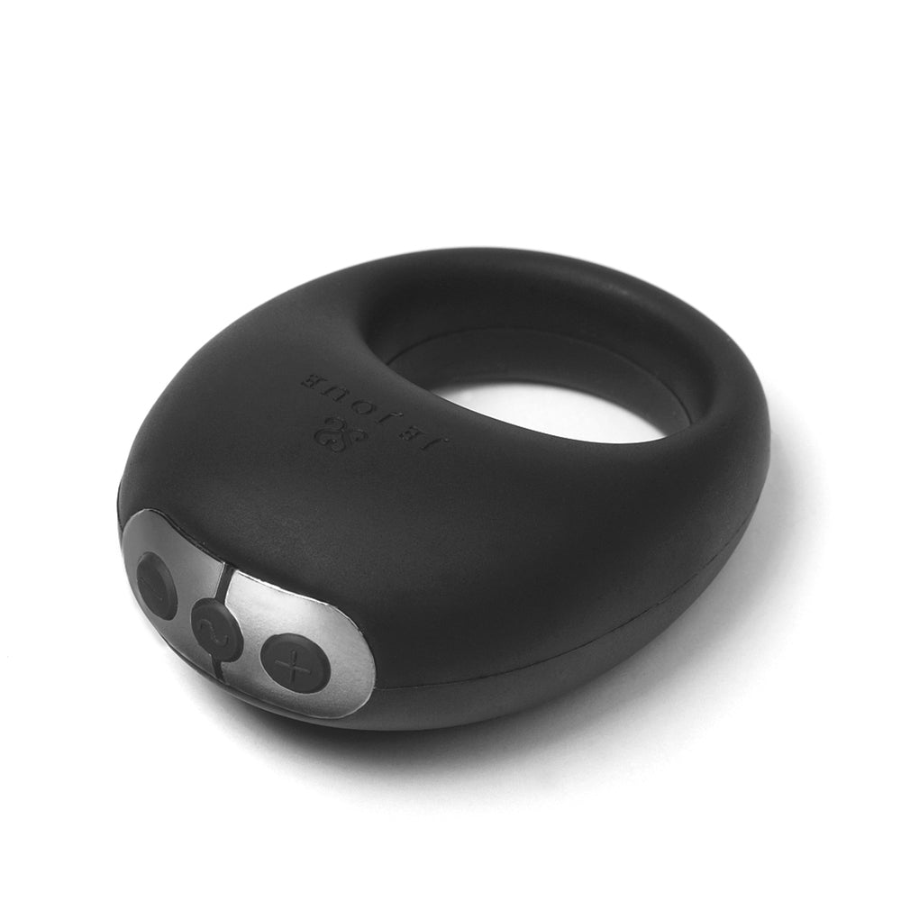 Je Joue Mio Rechargeable Cockring Black - Peaches & Cream