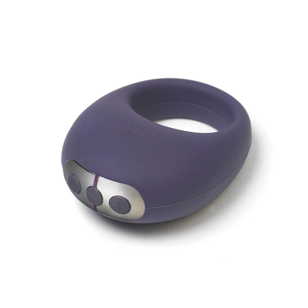 Je Joue Mio Rechargeable Cock Ring Purple - Peaches & Cream