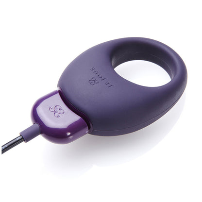 Je Joue Mio Rechargeable Cock Ring Purple - Peaches & Cream