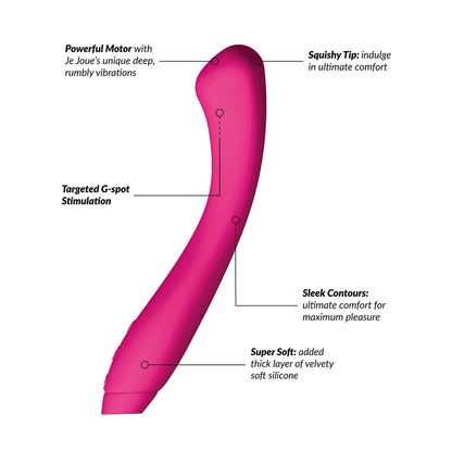 Je Joue Juno Sleek GSpot Vibrator - Peaches & Cream