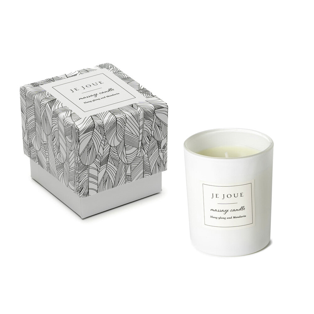 Je Joue Massage Candle Ylangyang and Mandarin - Peaches & Cream