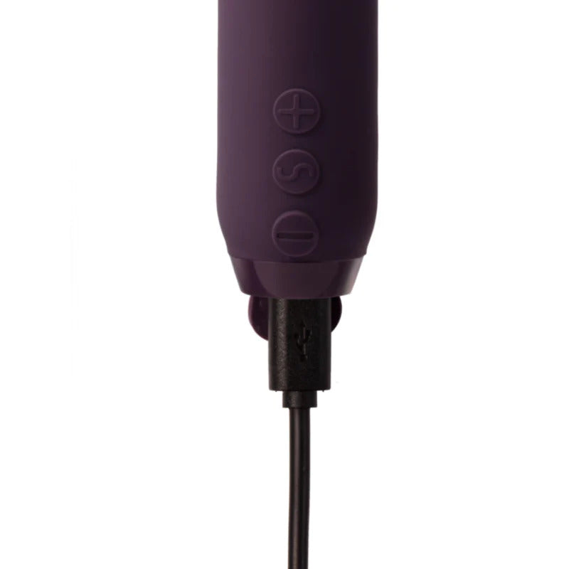 Je Joue Duet Multi Surfaced Bullet Vibrator Purple - Peaches & Cream