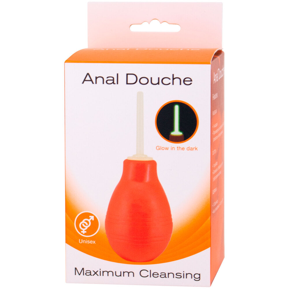 Anal Douche With Glow In The Dark Nozzle - Peaches & Cream