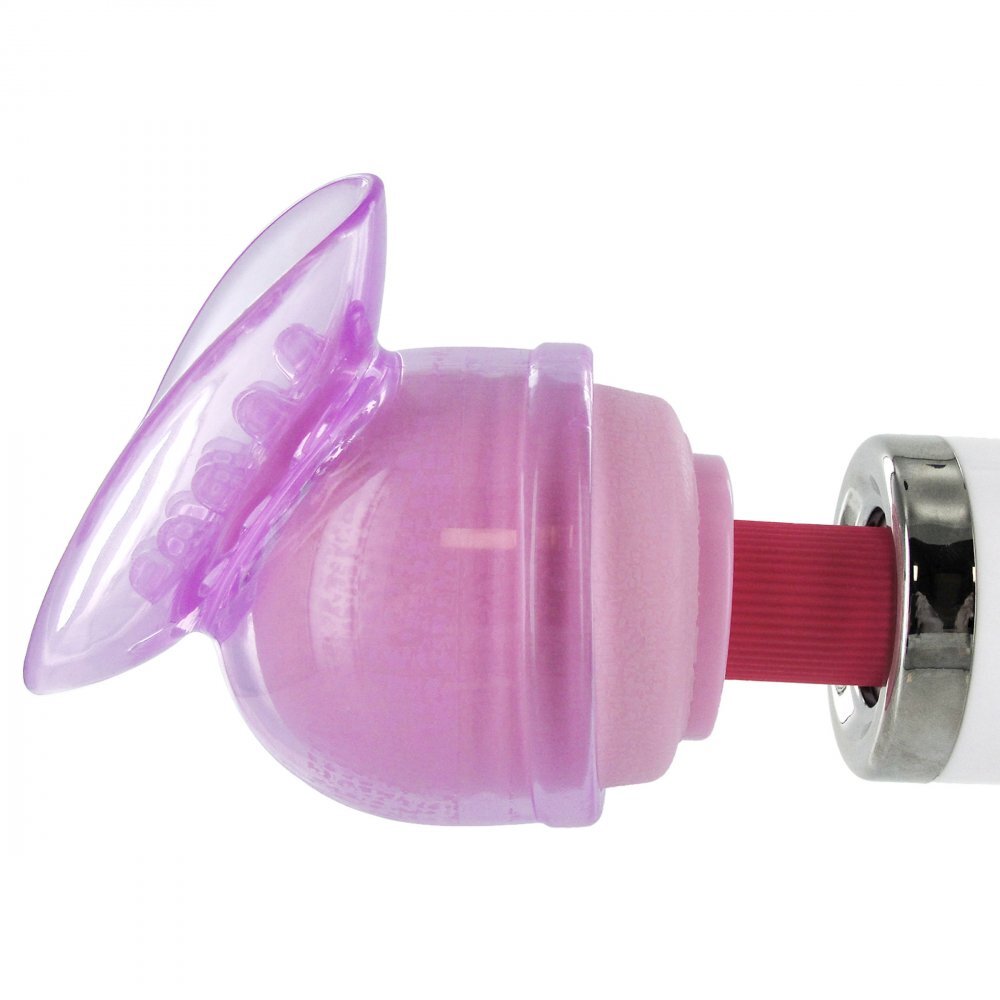 XR Wand Essentials Lily Pod Stimulating Wand Attachment - Peaches & Cream