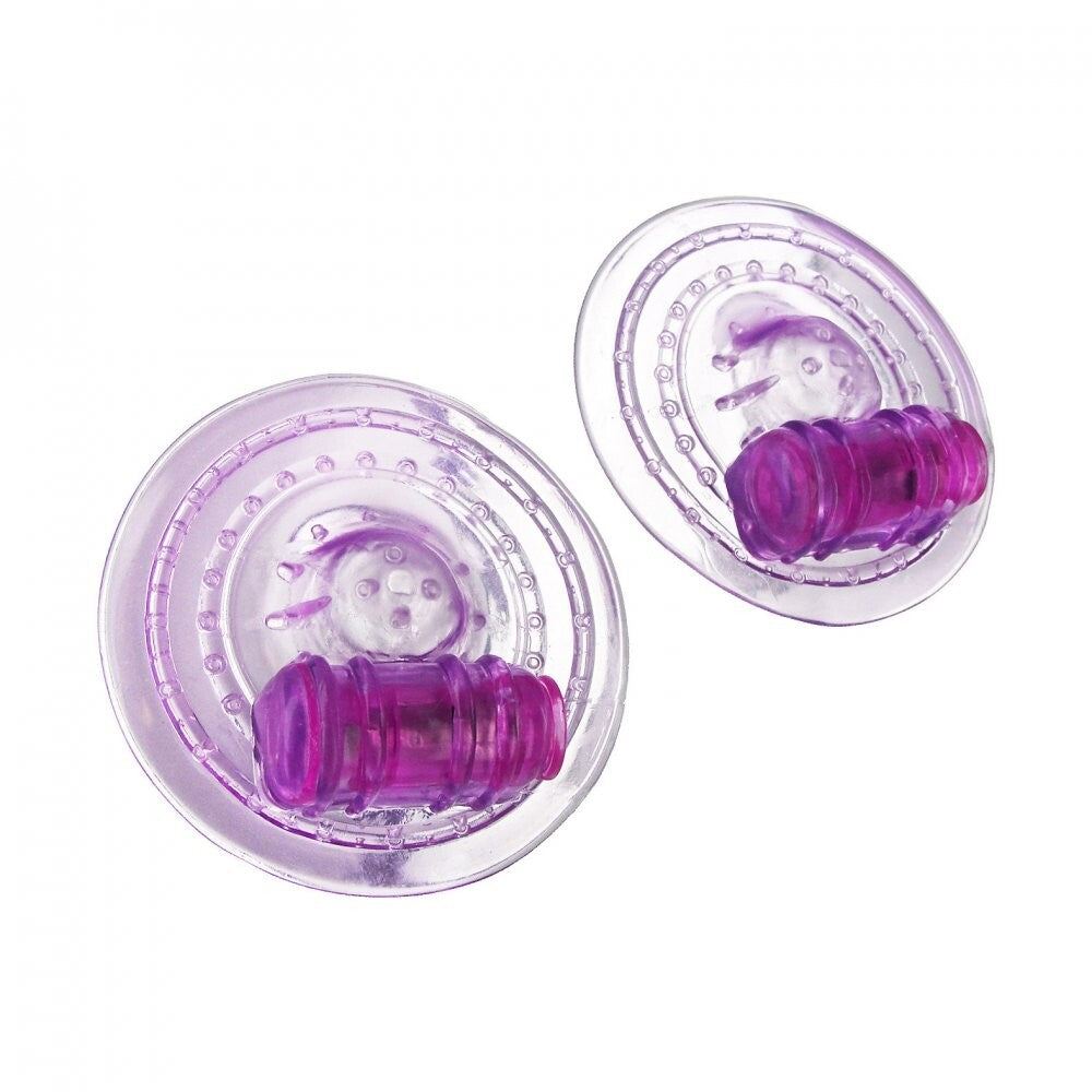 Razzles Vibrating Nipple Pads - Peaches & Cream