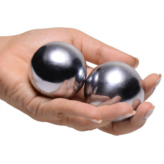 Titanica Extreme Steel Orgasm Balls - Peaches & Cream