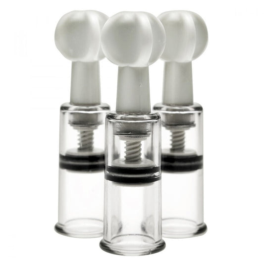 Max Twist Clit and Nipple Triple Sucker Set - Peaches & Cream