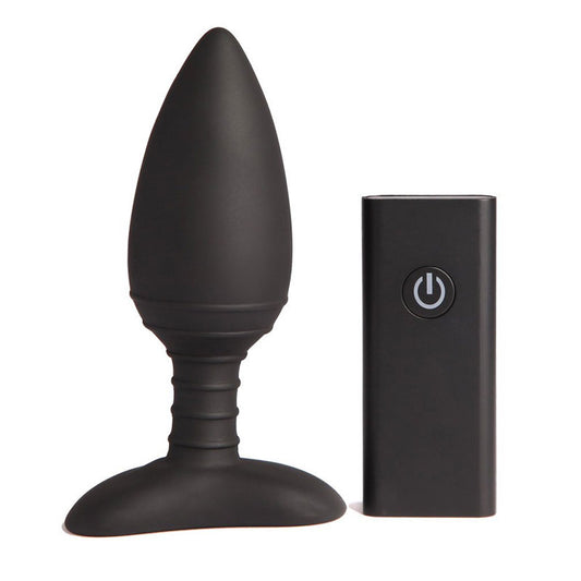 Nexus Ace Rechargeable Vibrating Butt Plug Medium - Peaches & Cream