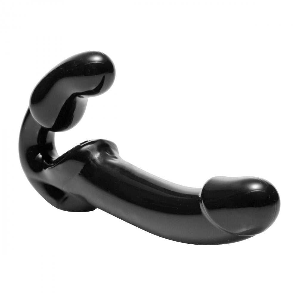 Revolver Strapless Strap On G Spot Dildo - Peaches & Cream