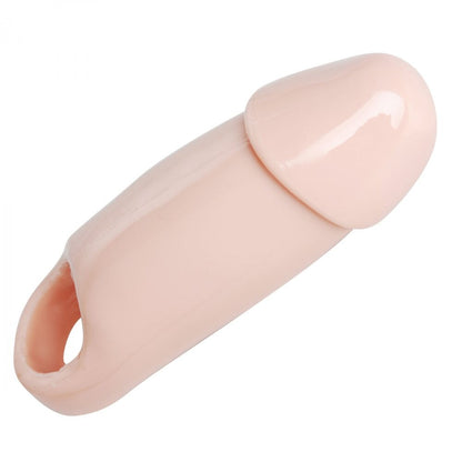 Really Ample Wide Penis Enhancer Sheath Flesh - Peaches & Cream