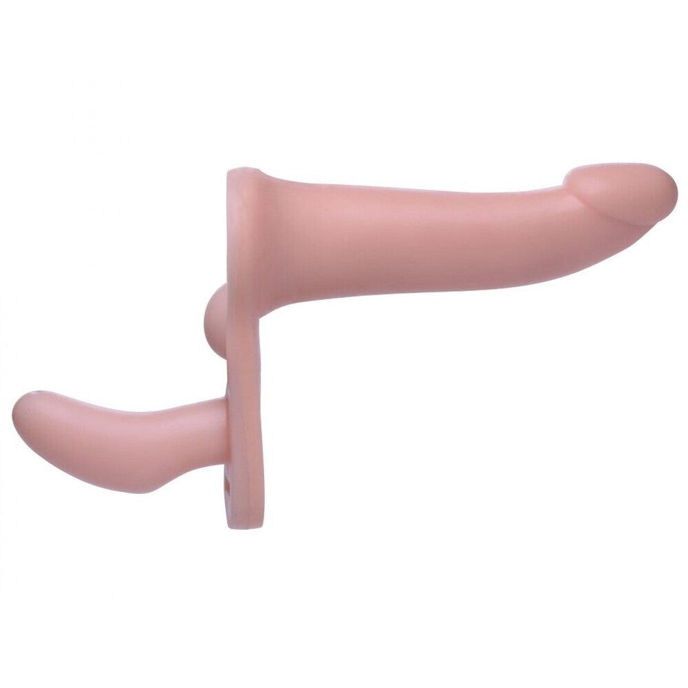 Plena II Double Penetration Strap On - Peaches & Cream