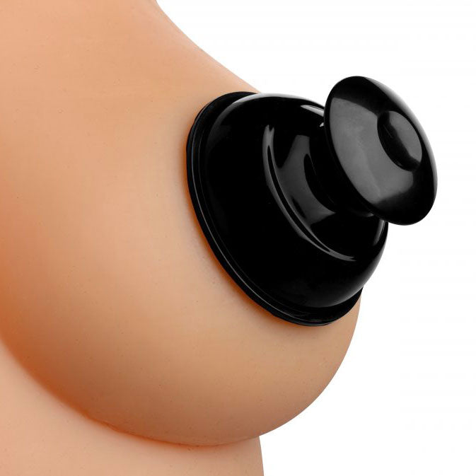 Plungers Extreme Suction Silicone Nipple Suckers - Peaches & Cream