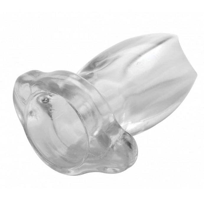 Master Series Gape Glory Hollow Anal Plug - Peaches & Cream