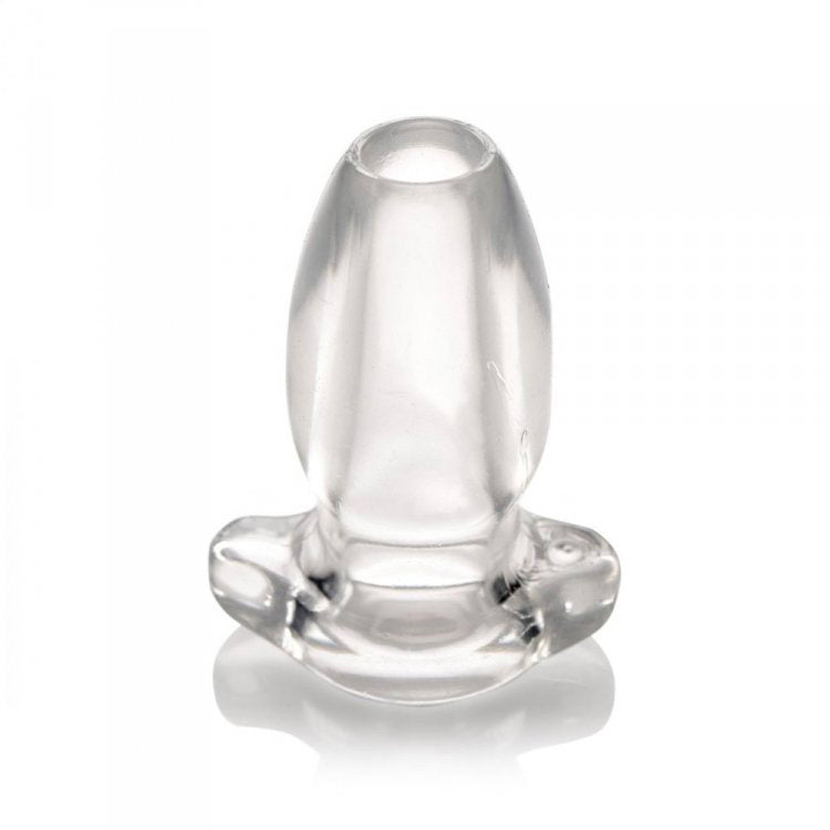 Master Series Peephole Hollow Anal Plug - Peaches & Cream