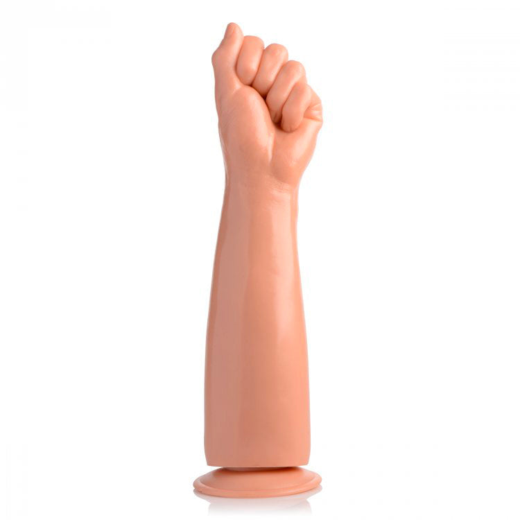 Master Series Clenched Fist Dildo - Peaches & Cream