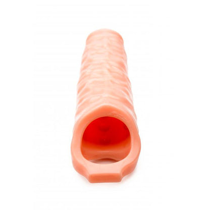 Size Matters 3 Inch Flesh Penis Extender Sleeve - Peaches & Cream