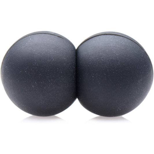 Master Series Sin Spheres Silicone Magnetic Balls - Peaches & Cream