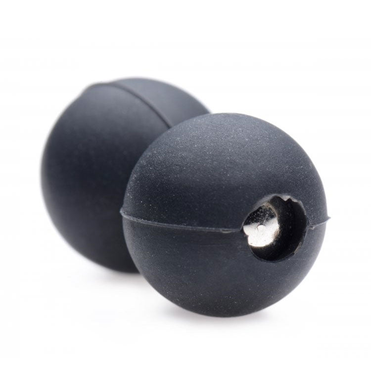 Master Series Sin Spheres Silicone Magnetic Balls - Peaches & Cream