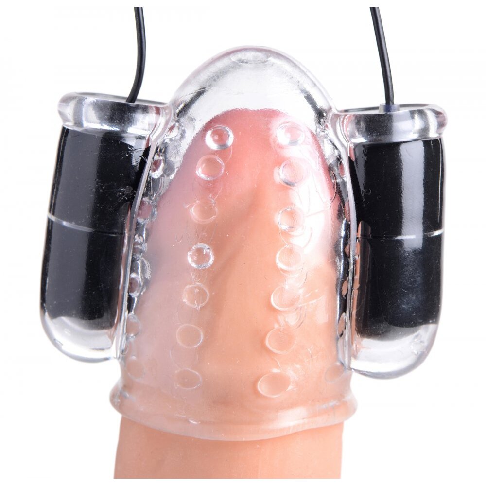 Trinity Vibes 20X Deluxe Dual Vibrating head Teaser - Peaches & Cream