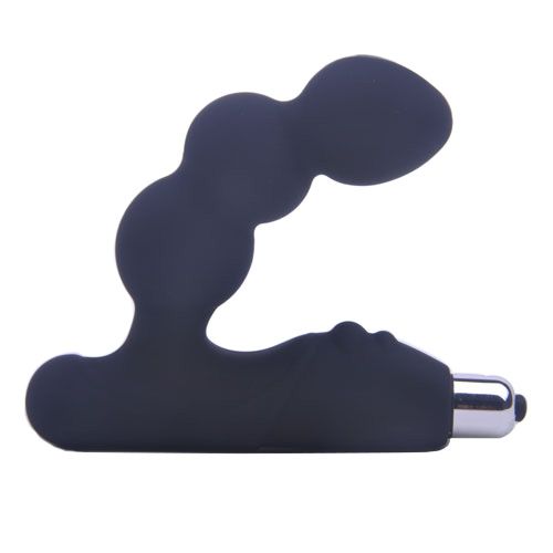 Prostate Massager With Vibrating Bullet - Peaches & Cream