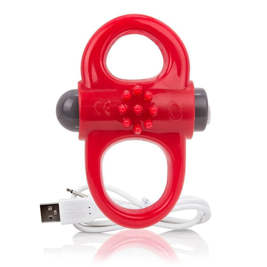 Screaming O Yoga Rechargeable Reversible Cock Ring - Peaches & Cream