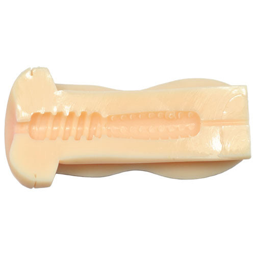 Portable Masturbator With Anal Opening - Peaches & Cream