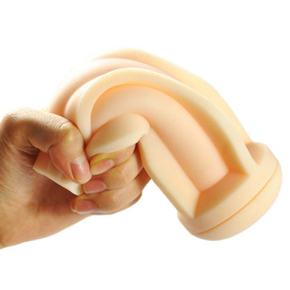 Portable Masturbator With Anal Opening - Peaches & Cream