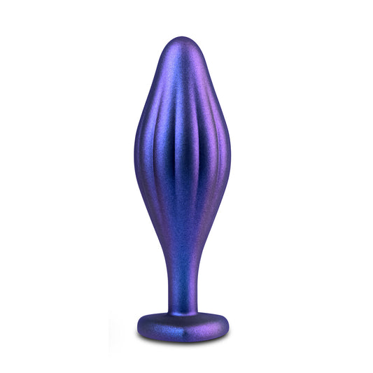 Anal Adventures Matrix Wavy Bling Butt Plug - Peaches & Cream