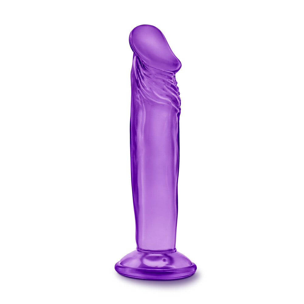 B Yours Sweet N Small 6 Inch Purple Dildo - Peaches & Cream