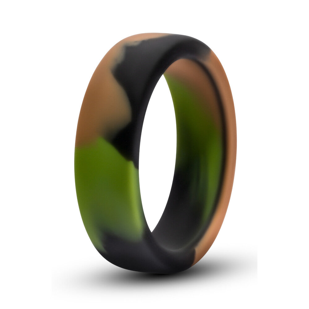 Performance Green Camo Cock Ring - Peaches & Cream