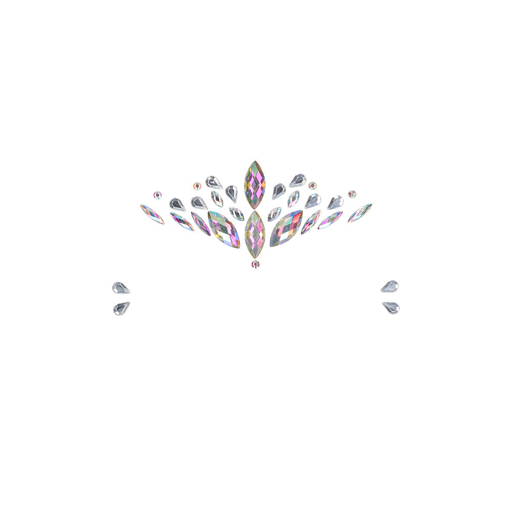 Le Desir Dazzling Crowned Face Bling Sticker - Peaches & Cream