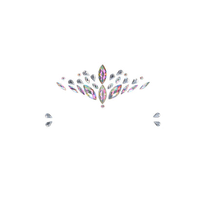 Le Desir Dazzling Crowned Face Bling Sticker - Peaches & Cream