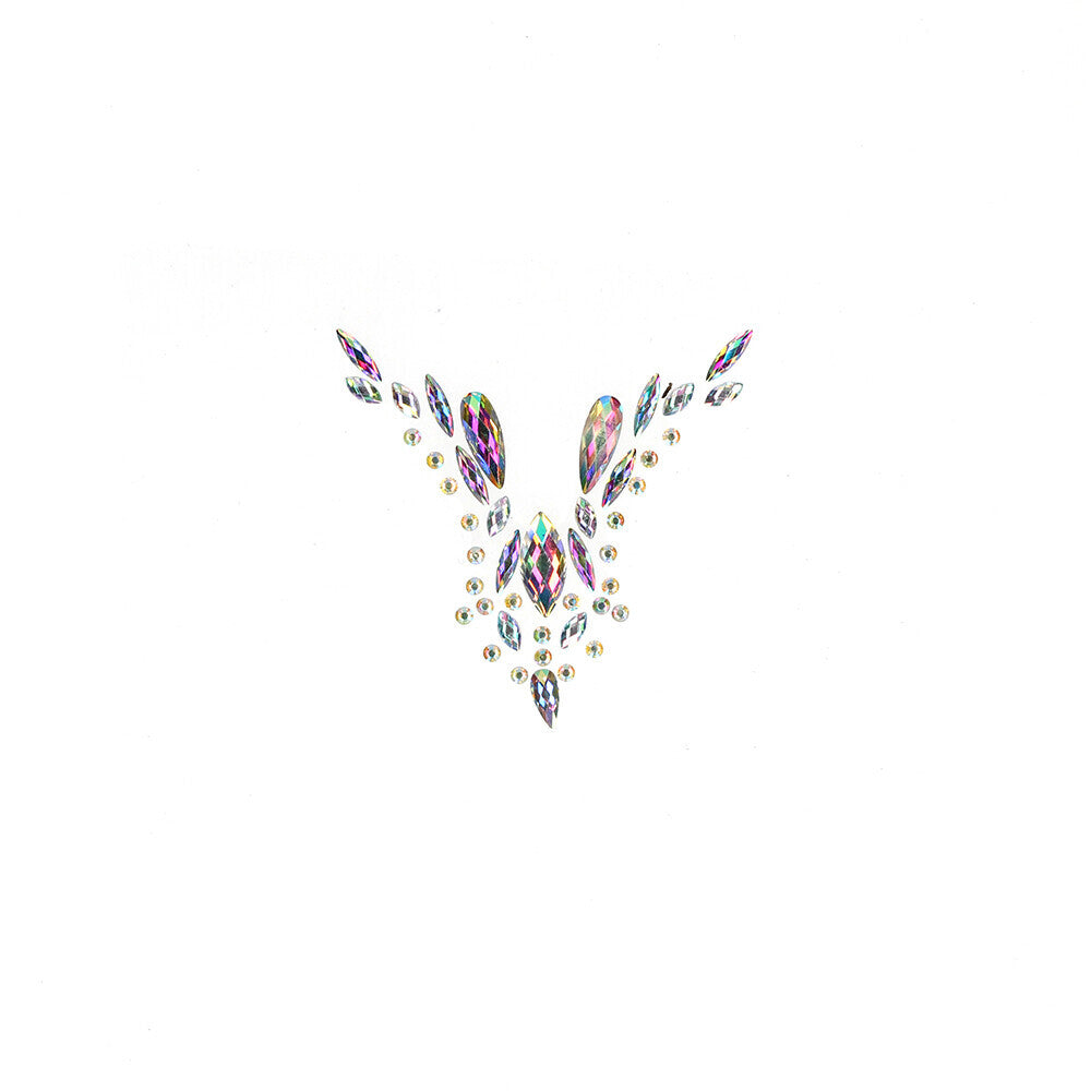 Le Desir Dazzling DeepV Cleavage Bling Sticker - Peaches & Cream