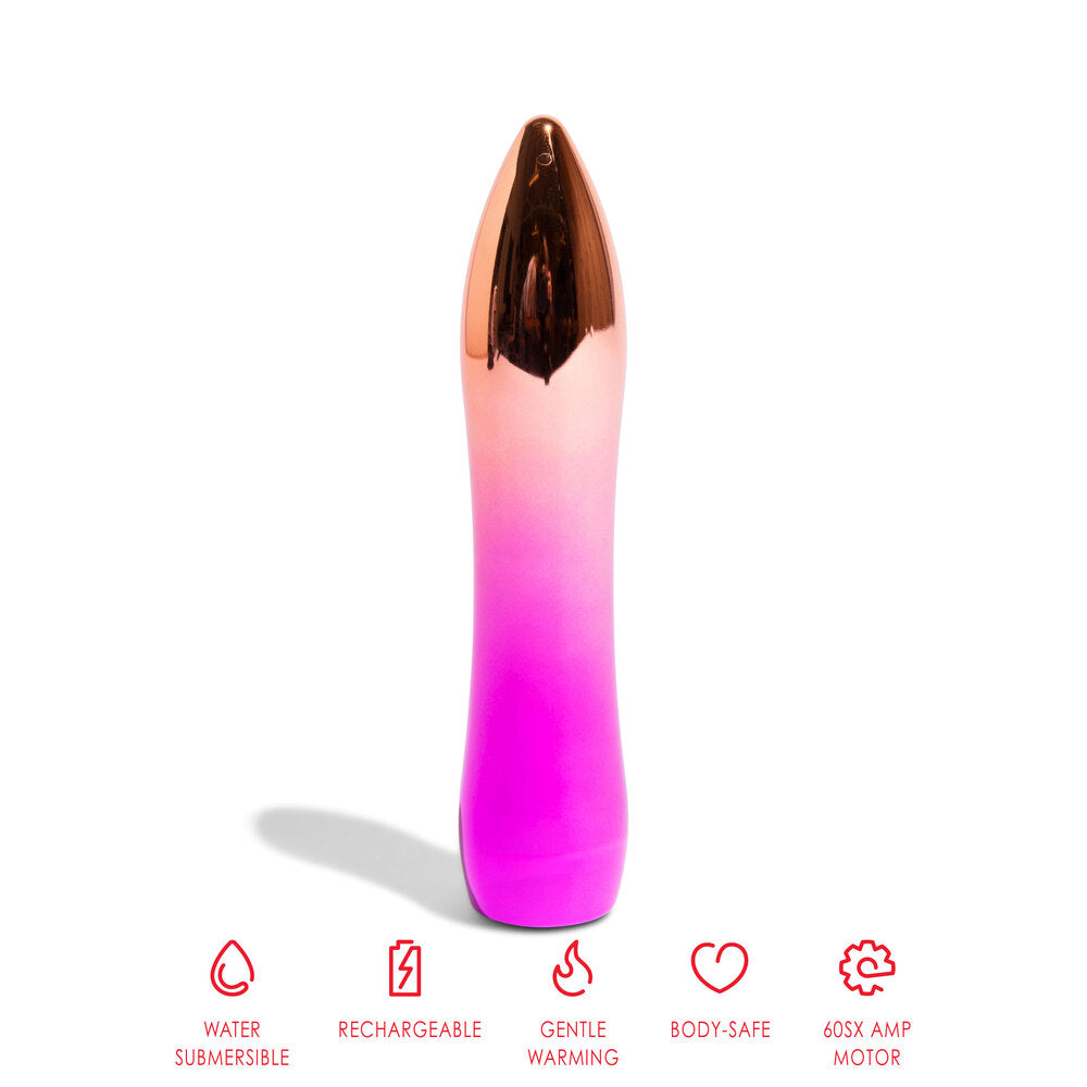 Nu Sensuelle Aluminium 60SX AMP Bullet - Peaches & Cream