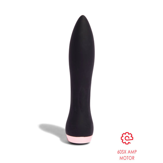 Nu Sensuelle Silicone 60SX AMP Bullet Black - Peaches & Cream