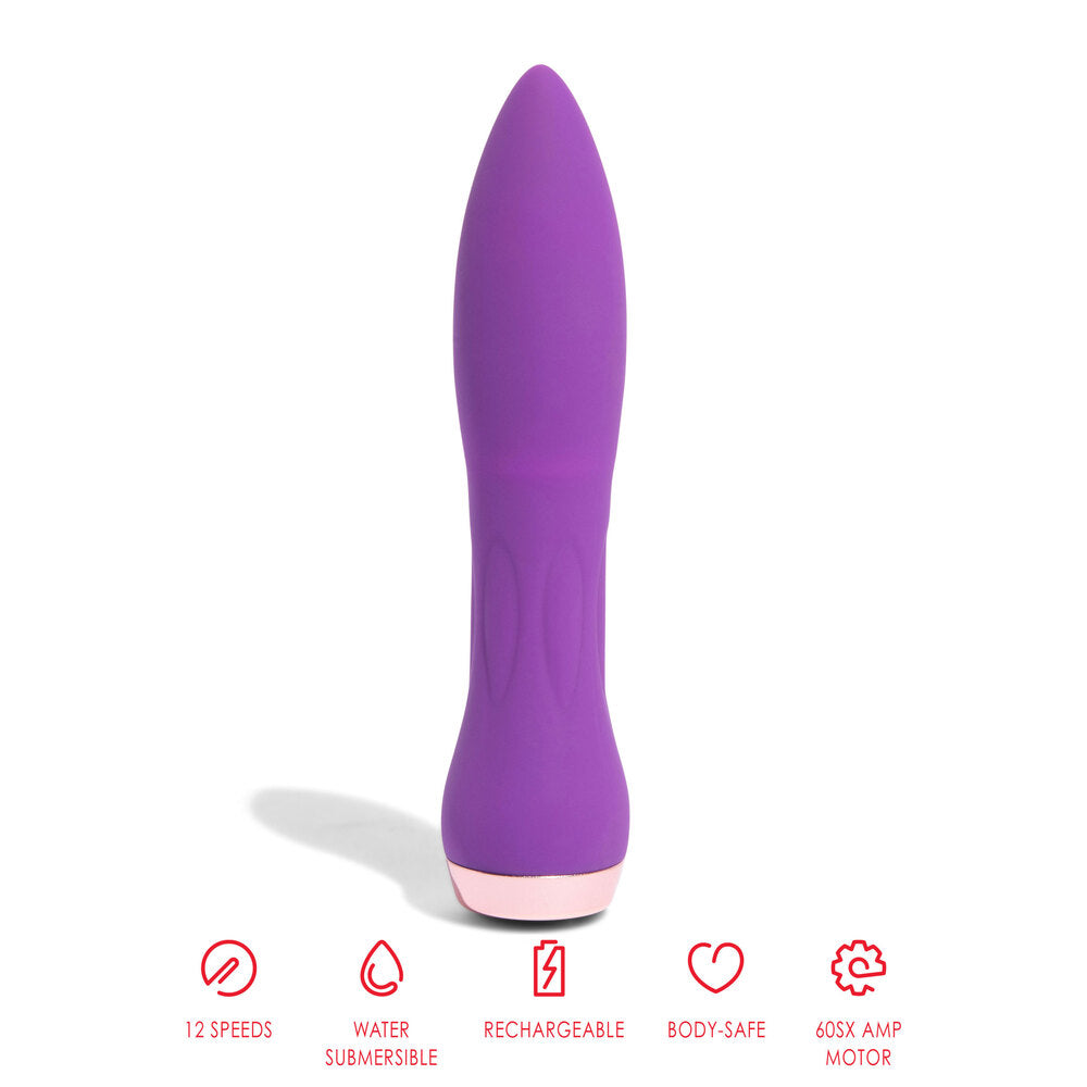 Nu Sensuelle Silicone 60SX AMP Bullet - Peaches & Cream