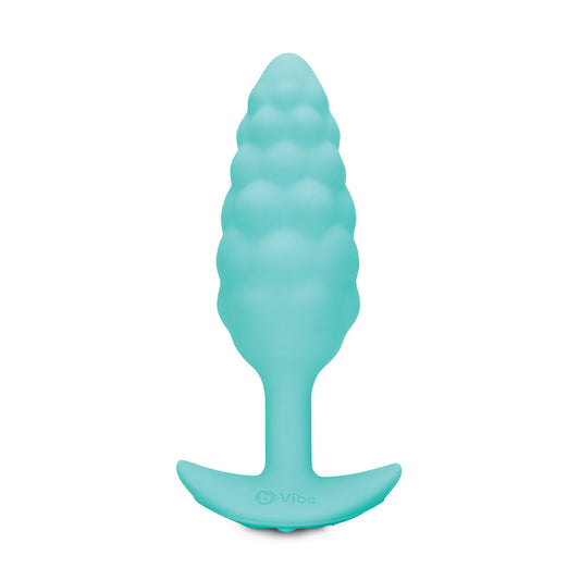 B Vibe Bump Textured Butt Plug - Peaches & Cream