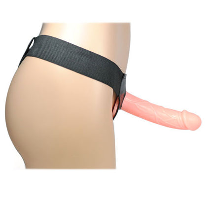 Classic Easy And Basic Strap On With 7 Inch Dong - Peaches & Cream